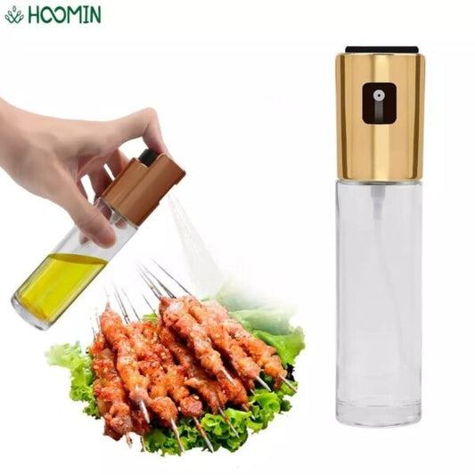 Premium Glass Oil Sprayer Bottle – Refillable Kitchen Tool for Cooking, BBQ, Baking, Grilling, Air Fryer, Vinegar, Sauce, and More