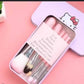 07 Pcs Kitty Style Pink Makeup Brush Set | Complete Kit for Beginners & Professionals 💖🖌️