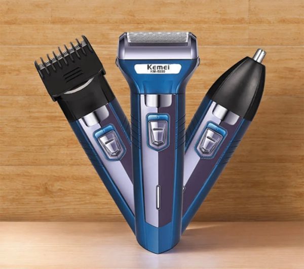 3 in 1 Kemei KM-6330 Rechargeable Shaving Machine – Hair Clipper, Beard & Grooming Tool