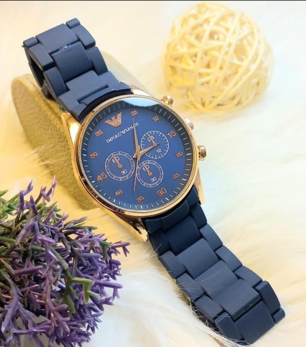 Emporio Armani AA1 Stylish Men's Watch | Premium Quality Timepiece with Adjustable Strap | Single Piece