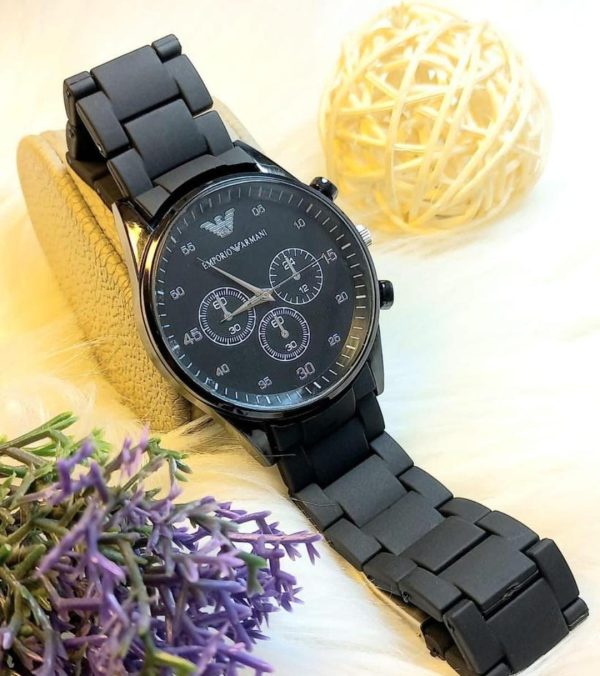 Emporio Armani AA1 Stylish Men's Watch | Premium Quality Timepiece with Adjustable Strap | Single Piece