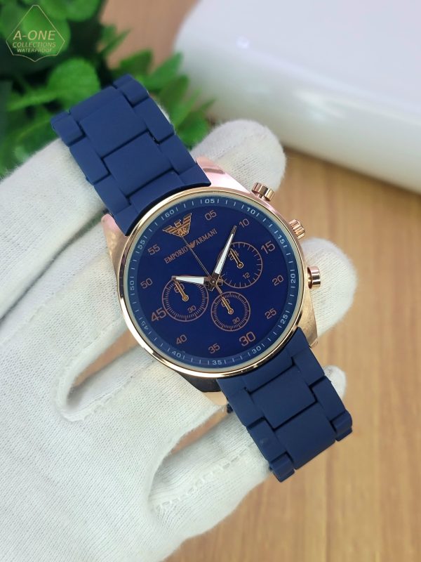 Emporio Armani AA1 Stylish Men's Watch | Premium Quality Timepiece with Adjustable Strap | Single Piece