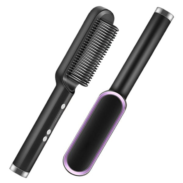 Multifunctional Ceramic Hair Straightener Brush – Fast-Heating Anti-Scald Hot Comb for Effortless Hair Styling & Care