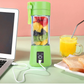 Portable Mini Juicer Blender – 6-Blade Rechargeable Smoothie Cup (380ml, Random Color) Perfect for Outdoor Use, Travel, Gym, and Daily Convenience