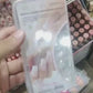 100 Pcs Nail Tips – Transparent & Natural Color | Long-Lasting Premium Quality Artificial Nails for DIY & Elegant Nail Art